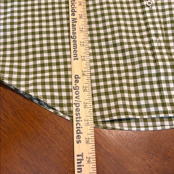 J. Crew Olive Checkered Women’s Shirt size Large - Picture 7 of 7